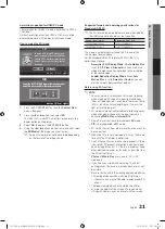 Preview for 21 page of Samsung UN40C7000 User Manual