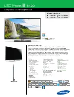 Samsung UN40D6420UFXZA Brochure preview