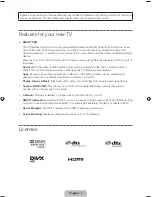 Preview for 4 page of Samsung UN40F5500 User Manual