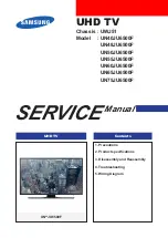 Samsung UN40JU6500F Service Manual preview