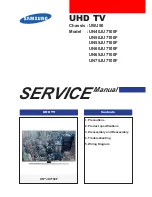 Preview for 1 page of Samsung UN40JU7100F Service Manual