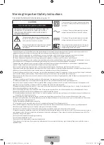 Preview for 2 page of Samsung UN40K5300 User Manual