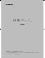 Samsung UN43KU6500 User Manual preview