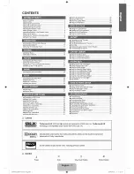 Preview for 3 page of Samsung UN46B8500 User Manual