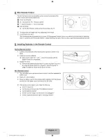 Preview for 8 page of Samsung UN46B8500 User Manual