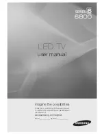 Предварительный просмотр 1 страницы Samsung UN46C6800UF Manual Del Usuario