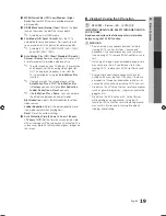 Предварительный просмотр 19 страницы Samsung UN46C7100 User Manual