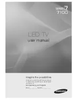 Samsung UN46C7100WF User Manual preview