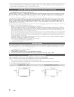 Preview for 2 page of Samsung UN46C9000 Series User Manual