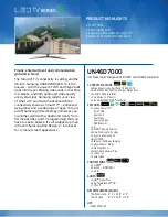 Samsung UN46D7000 Brochure preview