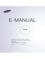 Preview for 1 page of Samsung UN46ES6100G E-Manual