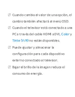 Предварительный просмотр 63 страницы Samsung UN46ES6100G (Spanish) E-Manual