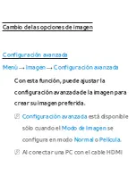 Предварительный просмотр 74 страницы Samsung UN46ES6100G (Spanish) E-Manual