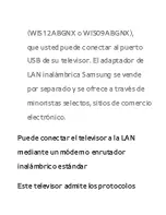 Предварительный просмотр 118 страницы Samsung UN46ES6100G (Spanish) E-Manual