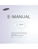 Samsung UN46ES7500F Manual Del Usuario preview