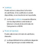 Предварительный просмотр 184 страницы Samsung UN46ES7500F (Spanish) Manual Del Usuario