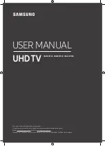 Samsung UN49RU7300 User Manual preview