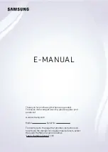 Samsung UN50AU8000FXZA E-Manual preview