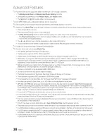 Предварительный просмотр 38 страницы Samsung UN55C8000 User Manual