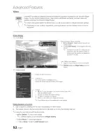 Предварительный просмотр 52 страницы Samsung UN55C8000 User Manual