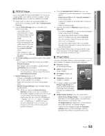 Предварительный просмотр 53 страницы Samsung UN55C8000 User Manual