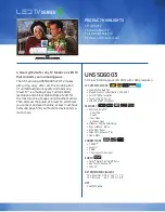 Preview for 1 page of Samsung UN55D6003 Product Highlights