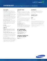 Preview for 2 page of Samsung UN55ES6003 Product Highlights