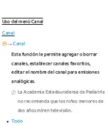 Preview for 5 page of Samsung UN55ES7003F (Spanish) E-Manual