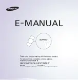 Samsung UN55ES8000G E-Manual preview