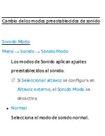 Preview for 98 page of Samsung UN55ES8000G (Spanish) E-Manual