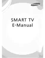 Preview for 1 page of Samsung UN55F9000 E-Manual