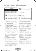 Предварительный просмотр 2 страницы Samsung UN55KU6290F User Manual