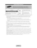 Preview for 2 page of Samsung UN58H5005 Series 5 User Manual