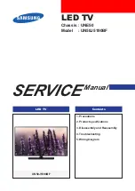 Preview for 1 page of Samsung UN58J5190BF Service Manual