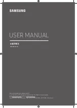 Preview for 1 page of Samsung UN58MU6120 User Manual