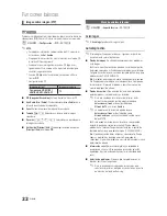 Preview for 22 page of Samsung UN60C6300SF (Spanish) Manual Del Usuario