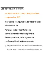 Preview for 87 page of Samsung UN60ES7500F (Spanish) E-Manual