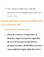 Preview for 457 page of Samsung UN60ES7500F (Spanish) E-Manual