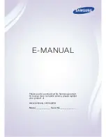 Samsung UN60H6350AFXZA E-Manual preview
