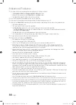 Preview for 32 page of Samsung UN65C6500 User Manual