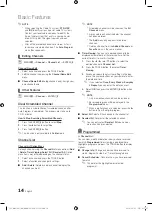 Preview for 14 page of Samsung UN65C8000 User Manual