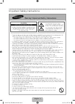 Preview for 2 page of Samsung UN65F8000 User Manual