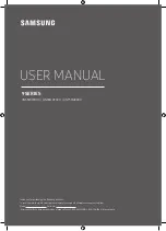 Samsung UN65MU9000 User Manual preview