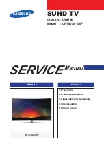 Preview for 1 page of Samsung UN78JS9100F Service Manual