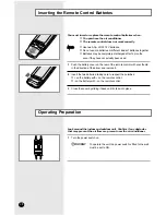 Preview for 8 page of Samsung UPC3270B Owner'S Instructions Manual