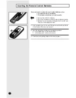 Предварительный просмотр 8 страницы Samsung UQ07A5MED Owner'S Instructions Manual