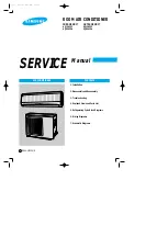 Preview for 1 page of Samsung UQ09A2VA Service Manual