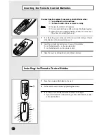 Предварительный просмотр 8 страницы Samsung UQ09A5(6)MAF Owner'S Instructions Manual