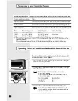 Preview for 22 page of Samsung UQT18S0GBD Owner'S Instructions Manual