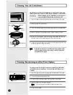 Preview for 24 page of Samsung UQT18S0GBD Owner'S Instructions Manual